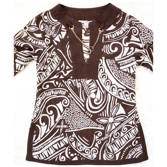 Zara ♥️ Split Neck Tunic - Picture 3 of 7